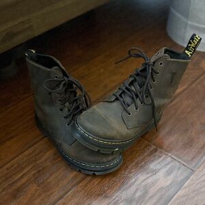 Dr. Martens Brown Combs Leather Boots